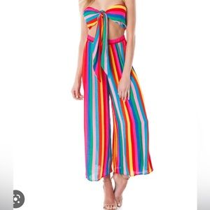 Show Me Your Mumu Explorer Pants in Tulum Stripe Size XS